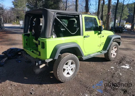 2013 Jeep Wrangler Sport from USA, damaged, VIN 1C4AJWAG9DL533520